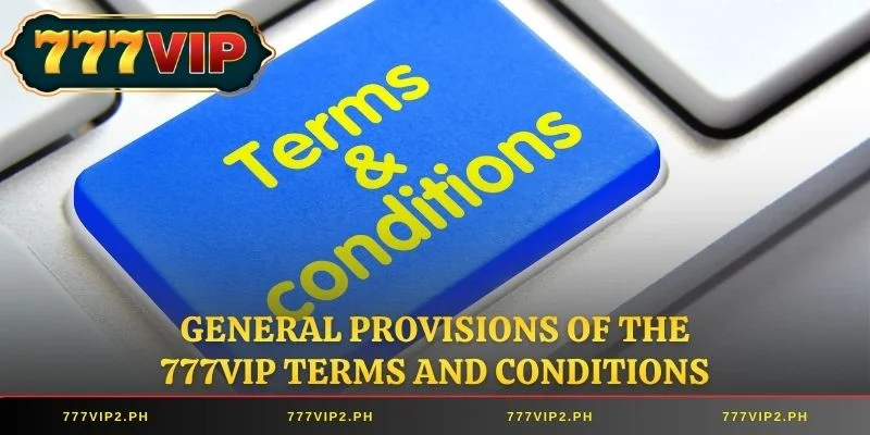 General provisions of the 777VIP Terms and Conditions