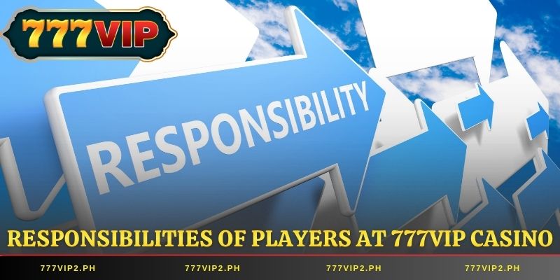 Responsibilities of players at 777VIP casino