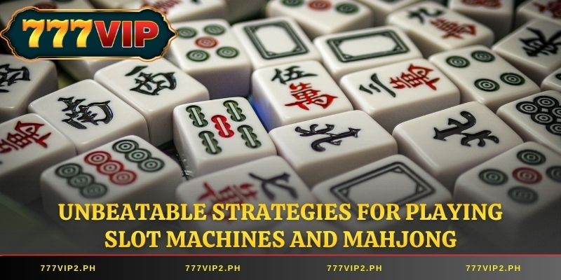 Unbeatable strategies for playing slot machines and mahjong